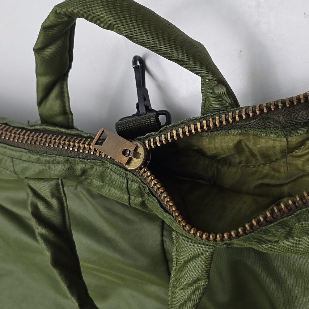 US Military Flyers Helmet Bag 8415-00-782-2989 Unicor Green Nylon Army Air Force - Picture 6 of 7
